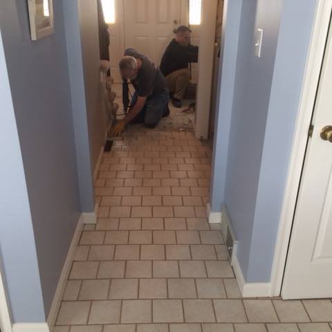 Luxury Vinyl flooring installation Beam's Carpet & Flooring in Carlisle, PA